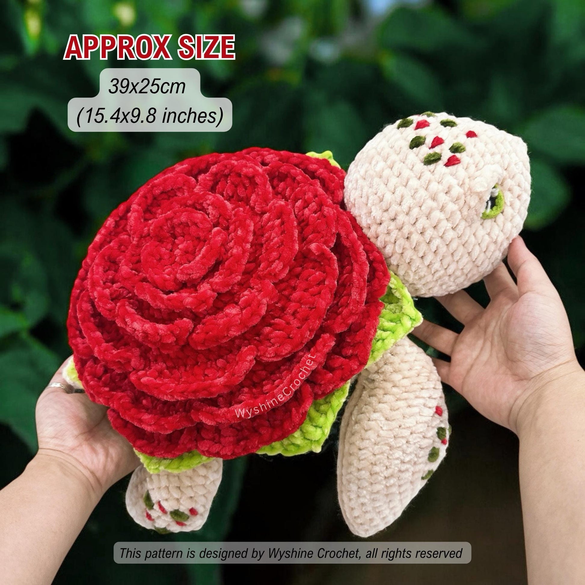Mom & Baby Rose Turtle Crochet Pattern Bundle - Crochet Pattern