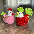 Strawberry Chicken Crochet Pattern Bundle