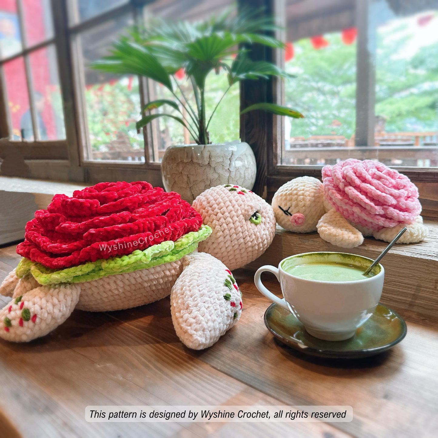 Mom & Baby Rose Turtle Crochet Pattern Bundle - Crochet Pattern