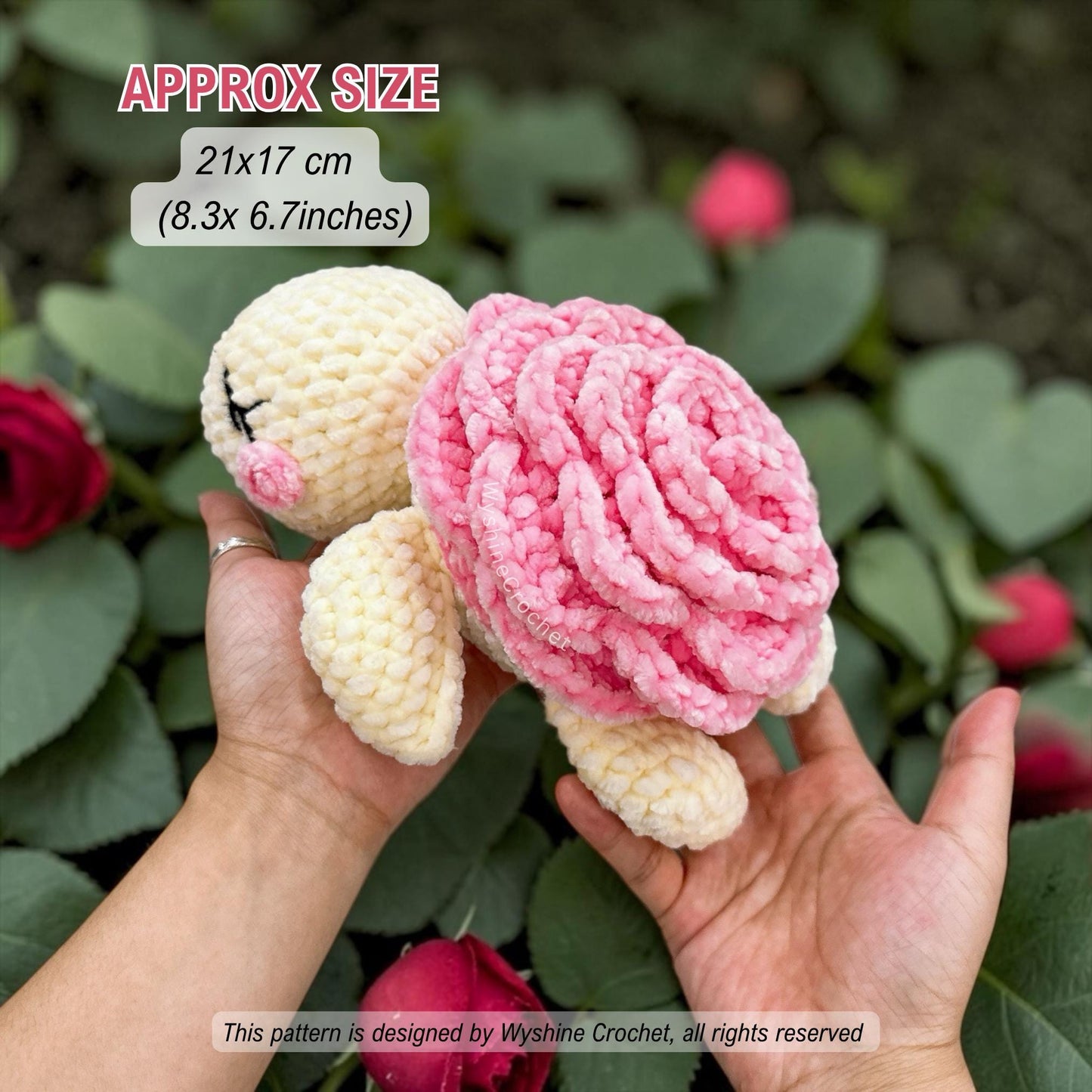 Mom & Baby Rose Turtle Crochet Pattern Bundle - Crochet Pattern