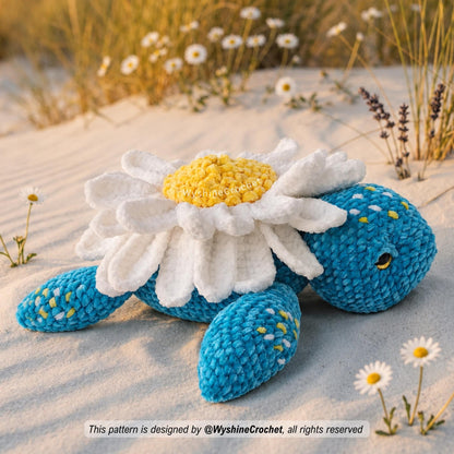 Huggable Daisy Turtle Crochet Pattern - product photo 7 of 10