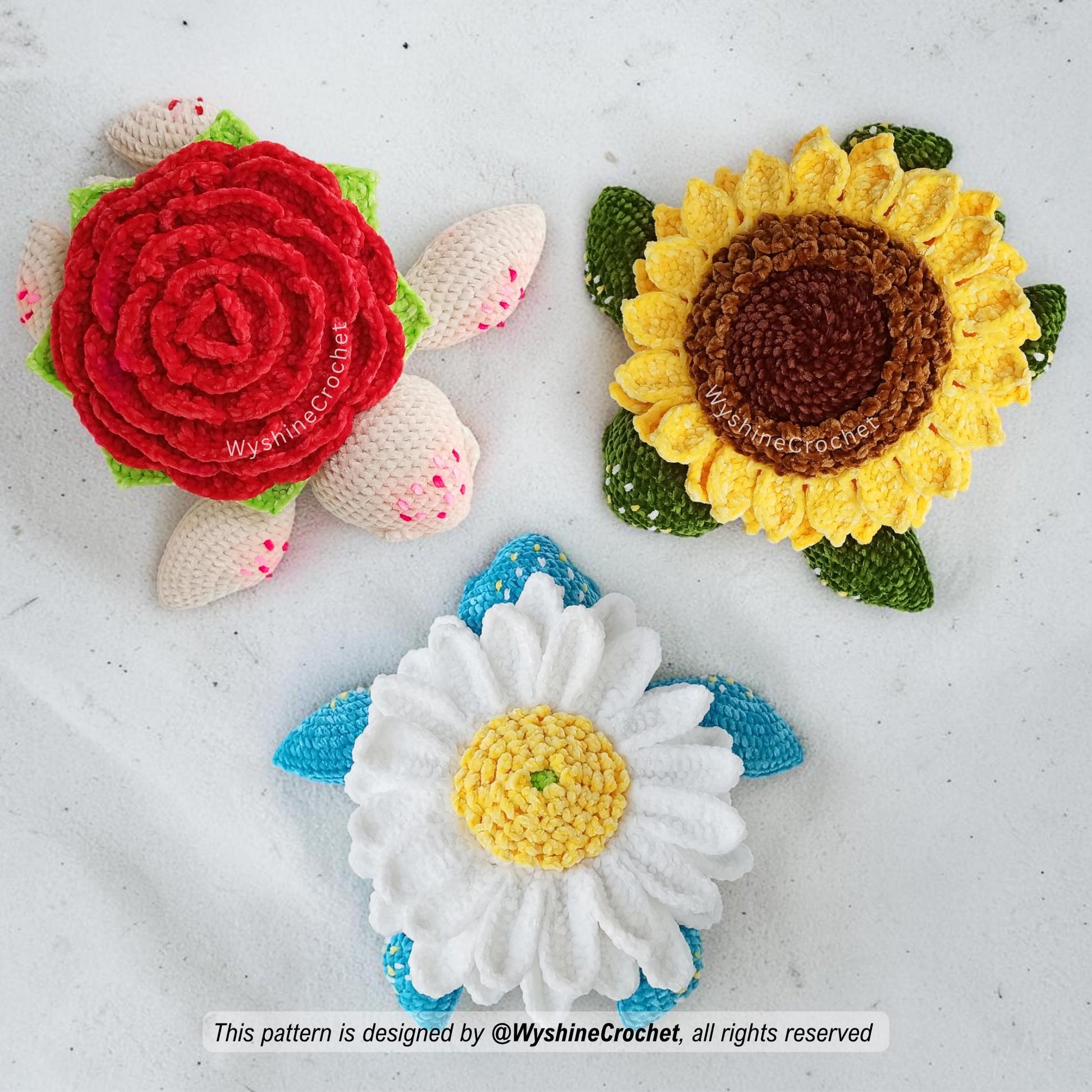 Flower Turtle Crochet Pattern Bundle - product photo 2 of 10