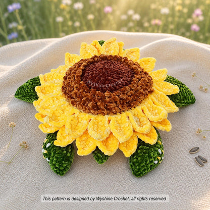 Mom & Baby Sunflower Turtle Crochet Pattern Bundle - product photo 10 of 10