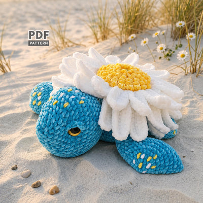 Huggable Daisy Turtle Crochet Pattern