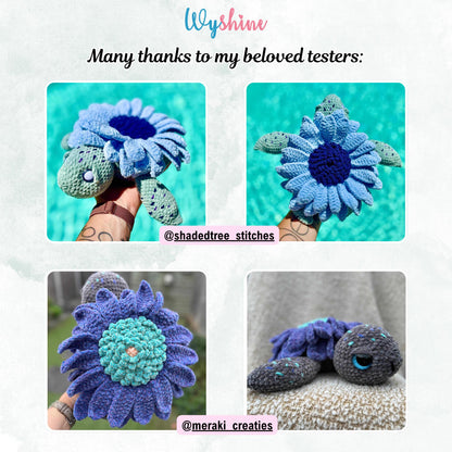 Huggable Daisy Turtle Crochet Pattern - product photo 9 of 10