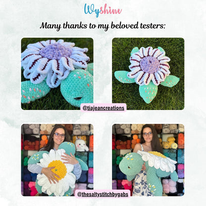 Huggable Daisy Turtle Crochet Pattern - product photo 10 of 10