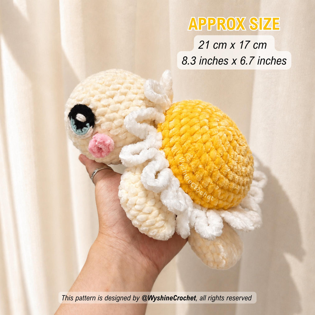 Mom & Baby Daisy Turtle Crochet Pattern Bundle - product photo 6 of 10