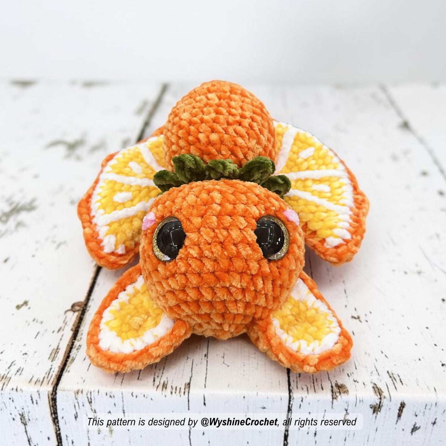 Orange Bat Crochet Pattern - Autumn Amigurumi Decor - product photo 8 of 9