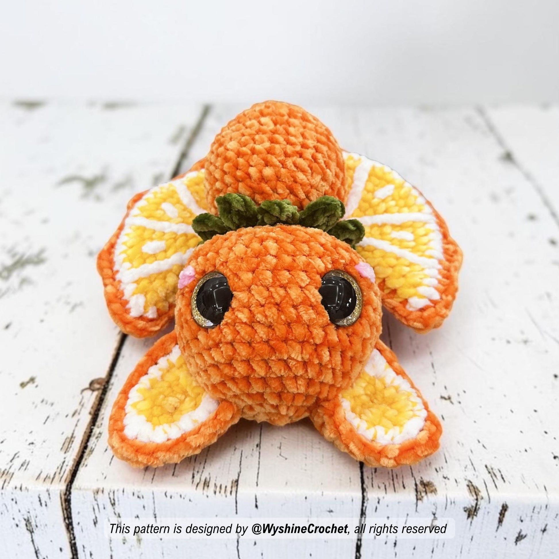 Orange Bat Crochet Pattern - Autumn Amigurumi Decor - product photo 8 of 9