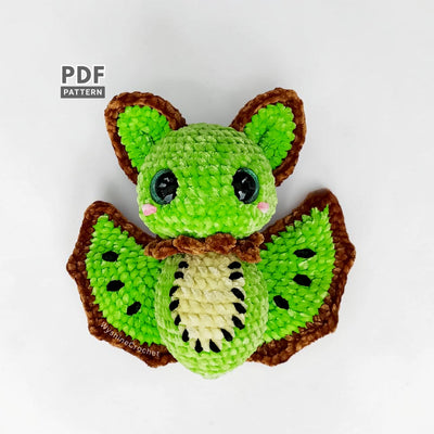 Kiwi Bat Crochet Pattern