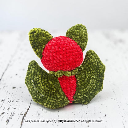 Watermelon Bat Crochet Pattern - Fall Decor Amigurumi - product photo 2 of 7