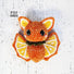 Orange Bat Crochet Pattern