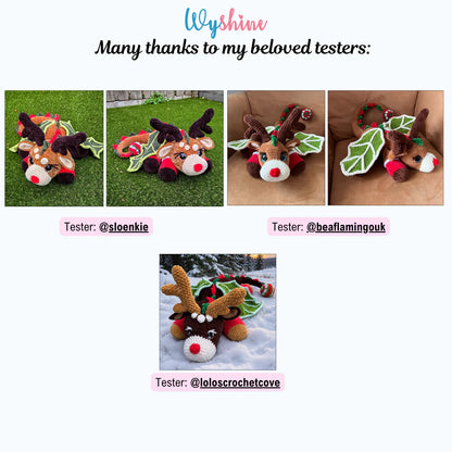 Reindeer Dragon Crochet Pattern